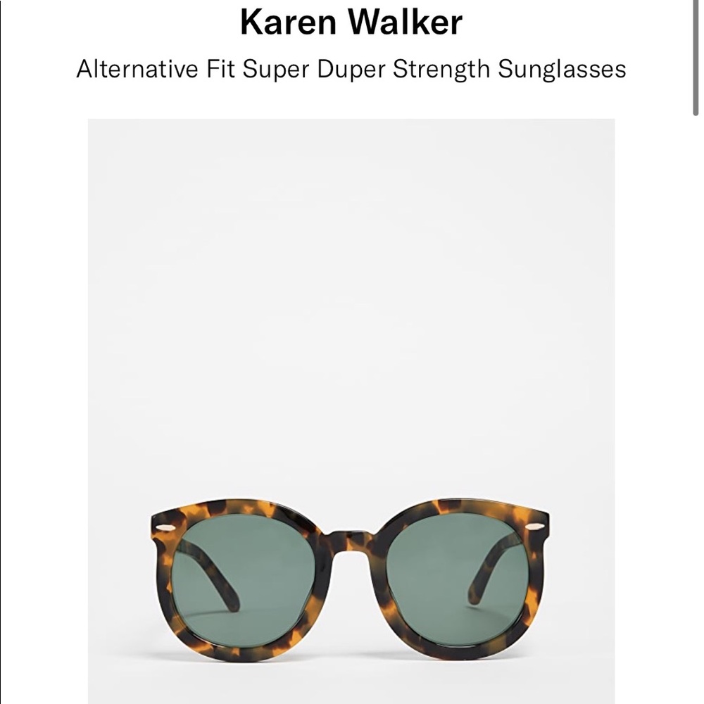 Karen walker super duper sunglasses in Crazy Tort